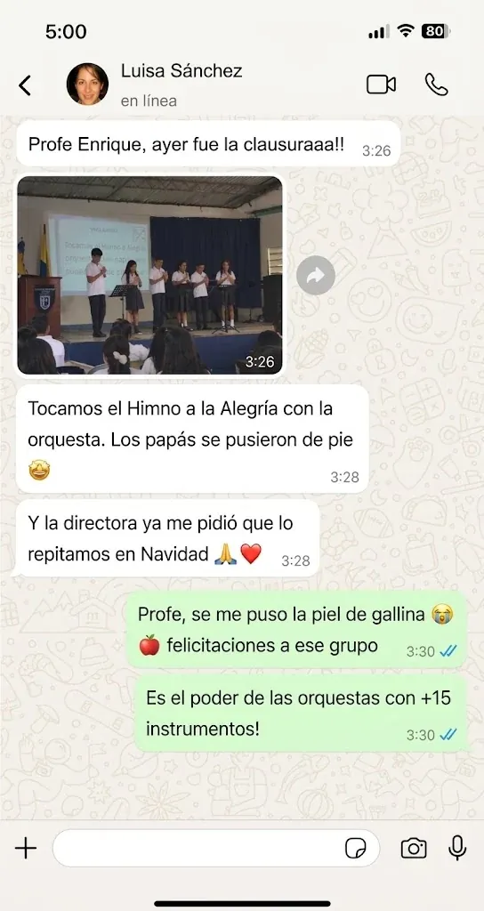 Mensaje de una maestra tras la clausura del curso